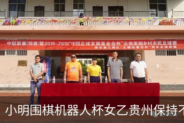 小明围棋机器人杯女乙贵州保持不败 内蒙古领跑丙组
